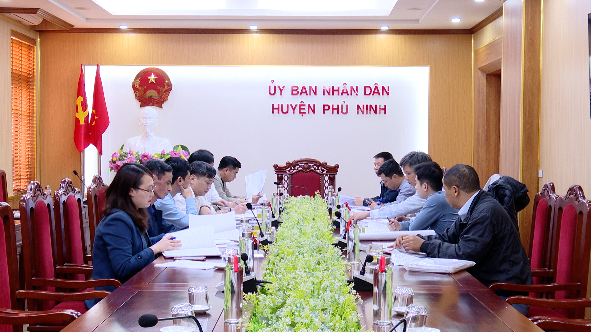 Ban quản lý dự án đầu tư xây dựng tỉnh Phú Thọ làm việc tại huyện Phù Ninh