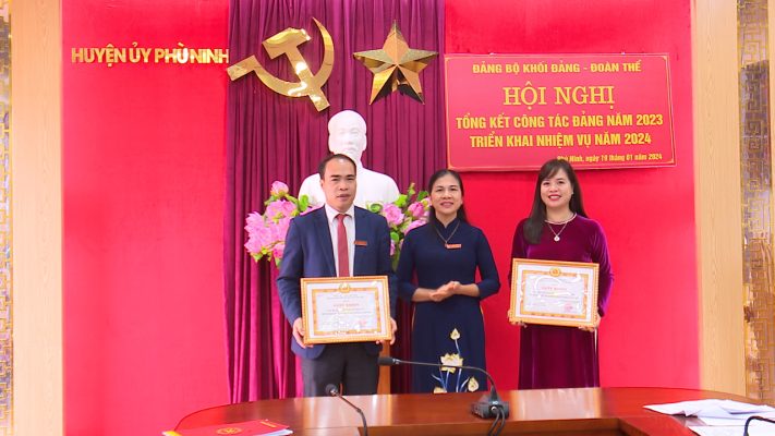 Đảng bộ khối Đảng – Đoàn thể tổ chức tổng kết công tác năm 2023, triển khai phương hướng nhiệm vụ năm 2024