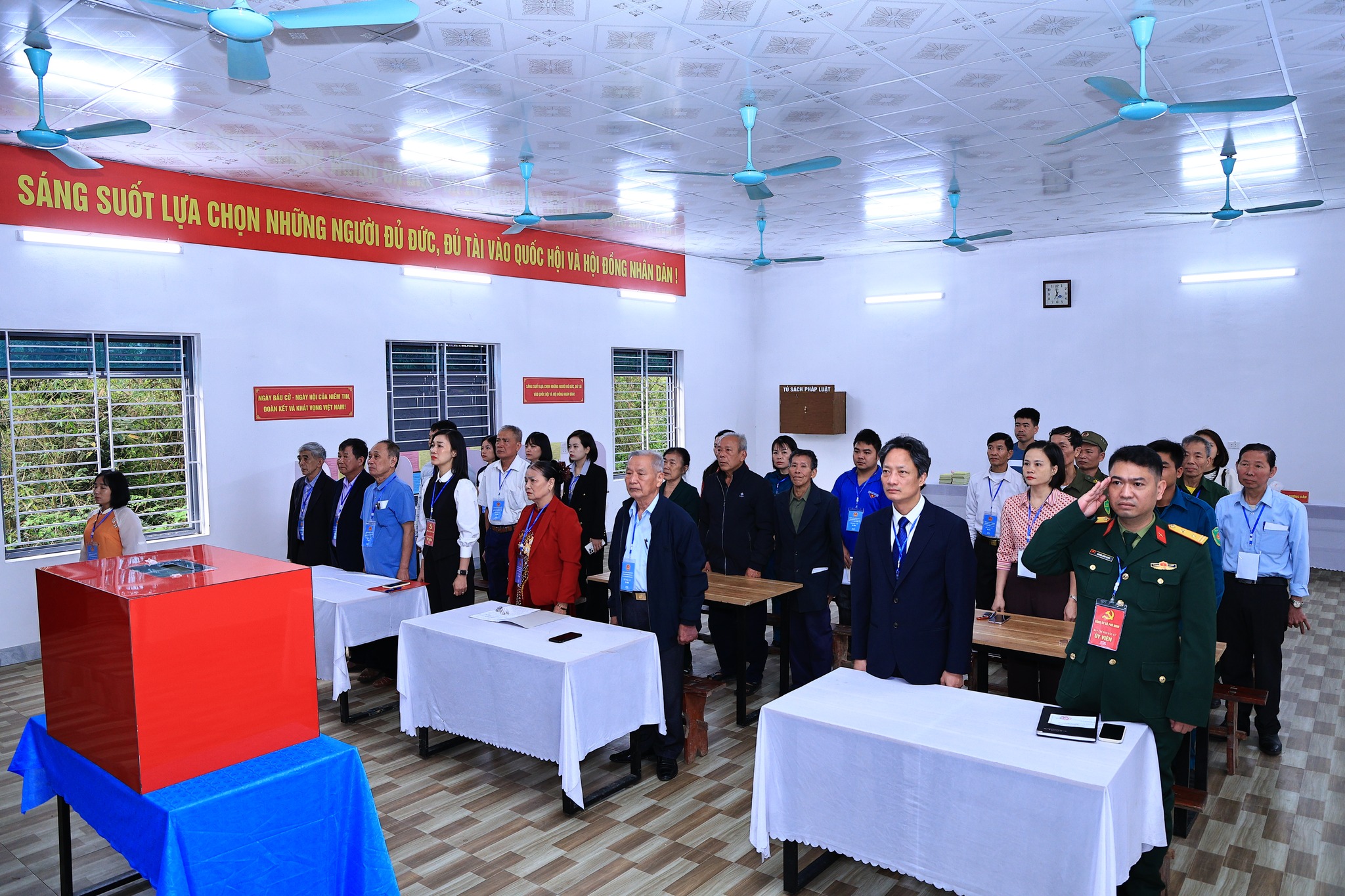 Xã Phù Ninh tưng bừng khai mạc ngày hội bầu cử