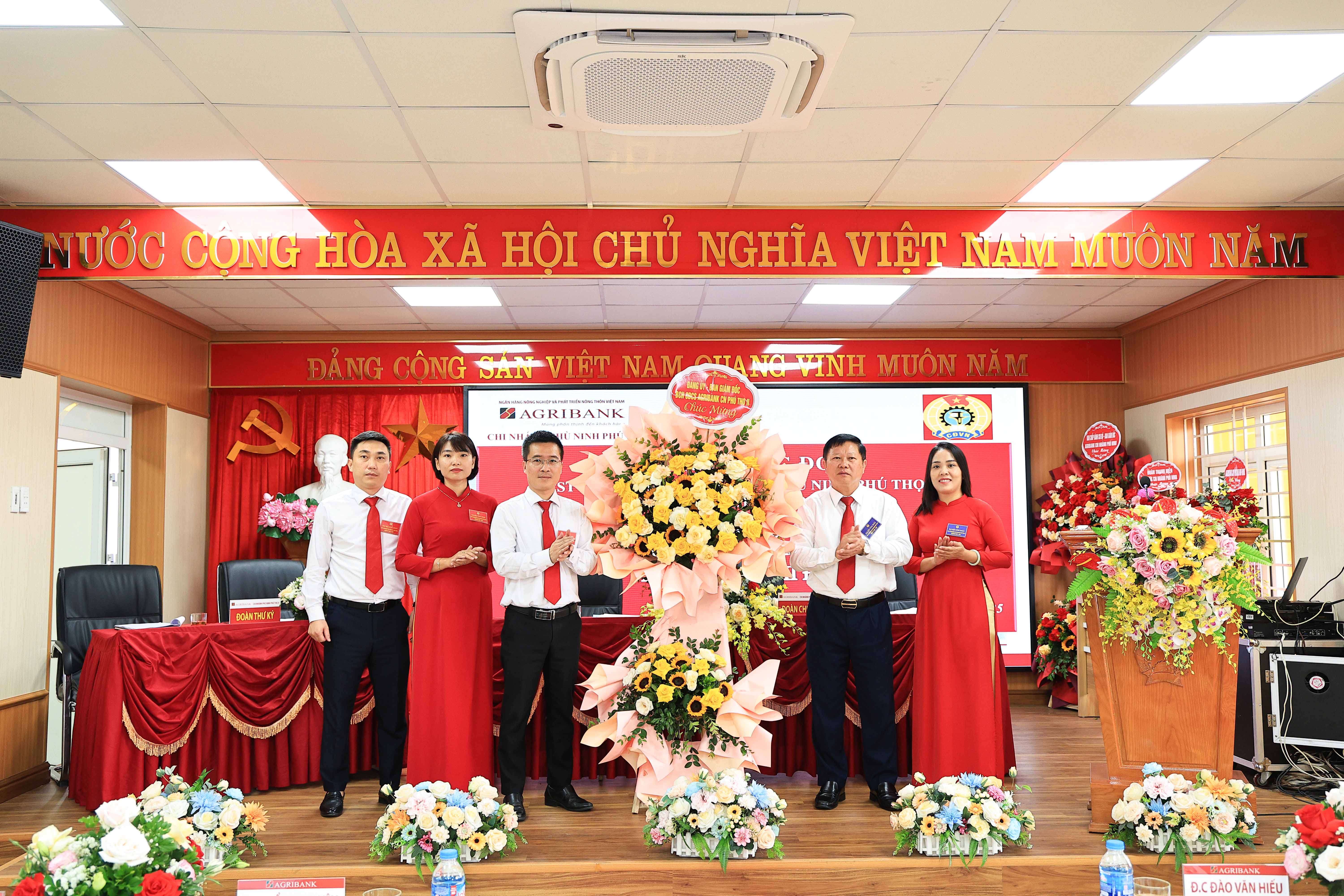 Đại hội công đoàn cơ sở thành viên Agribank chi nhánh Phù Ninh Phú Thọ II, Lần thứ III, nhiệm kỳ 2025- 2030.