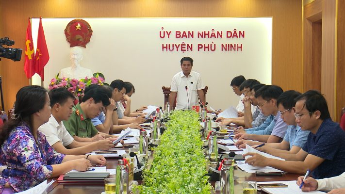 Đoàn công tác của Sở Nông nghiệp và Phát triển nông thôn Phú Thọ làm việc với huyện Phù Ninh