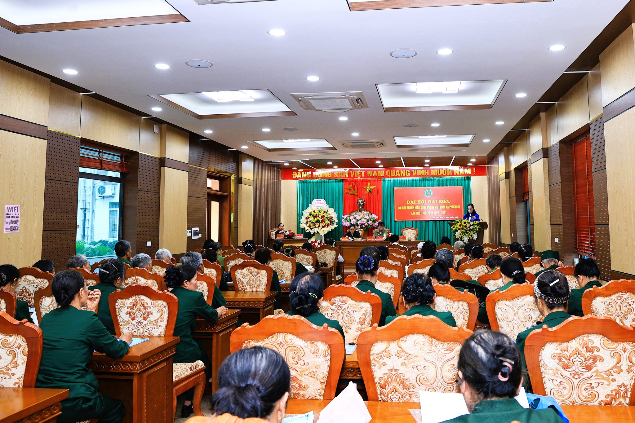 Đại hội đại biểu Hội Cựu thanh niên xung phong xã Phù Ninh lần thứ I, nhiệm kỳ 2026-2031