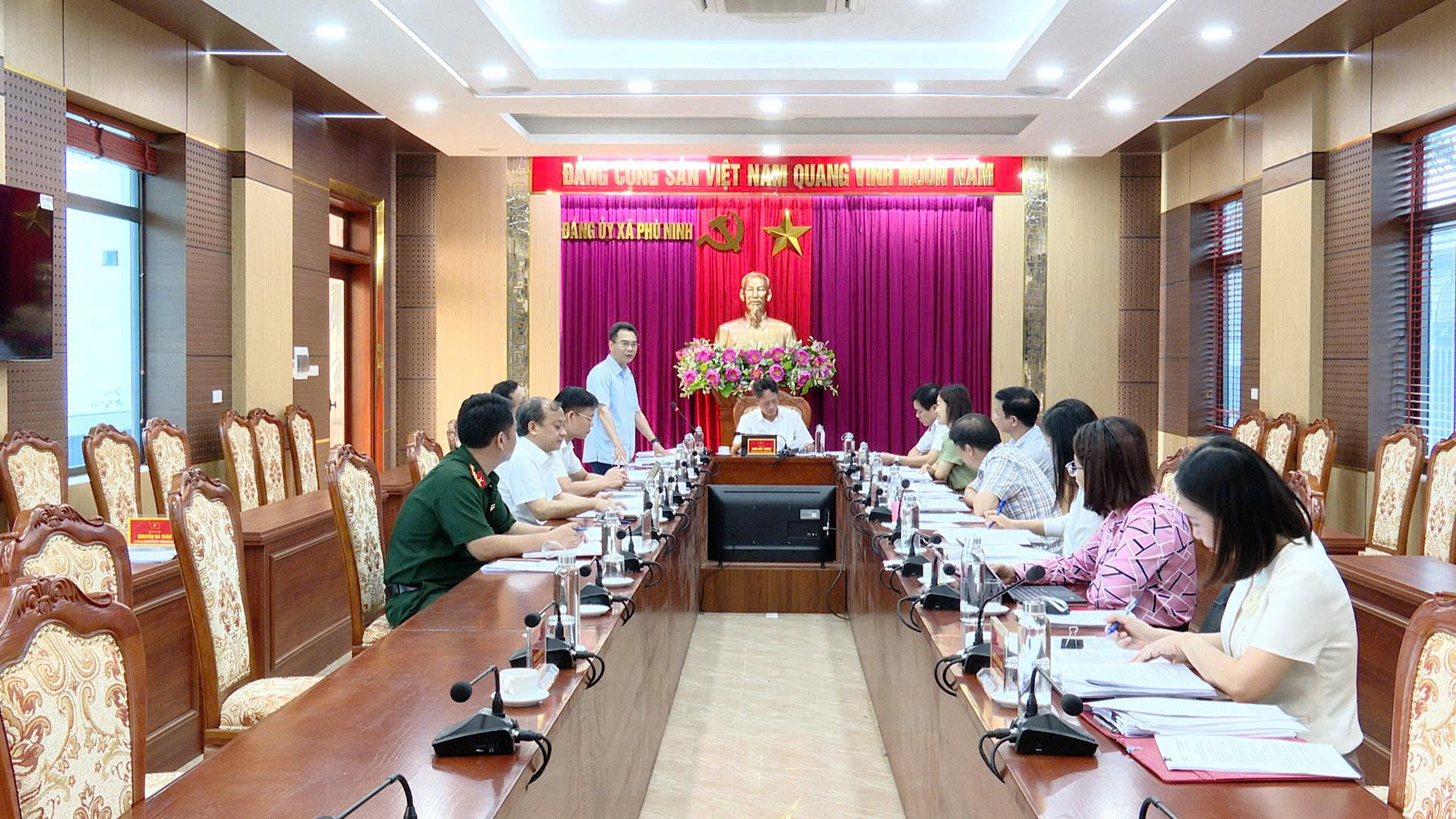 HỘI NGHỊ BAN THƯỜNG VỤ ĐẢNG ỦY XÃ PHÙ NINH THÁNG 6