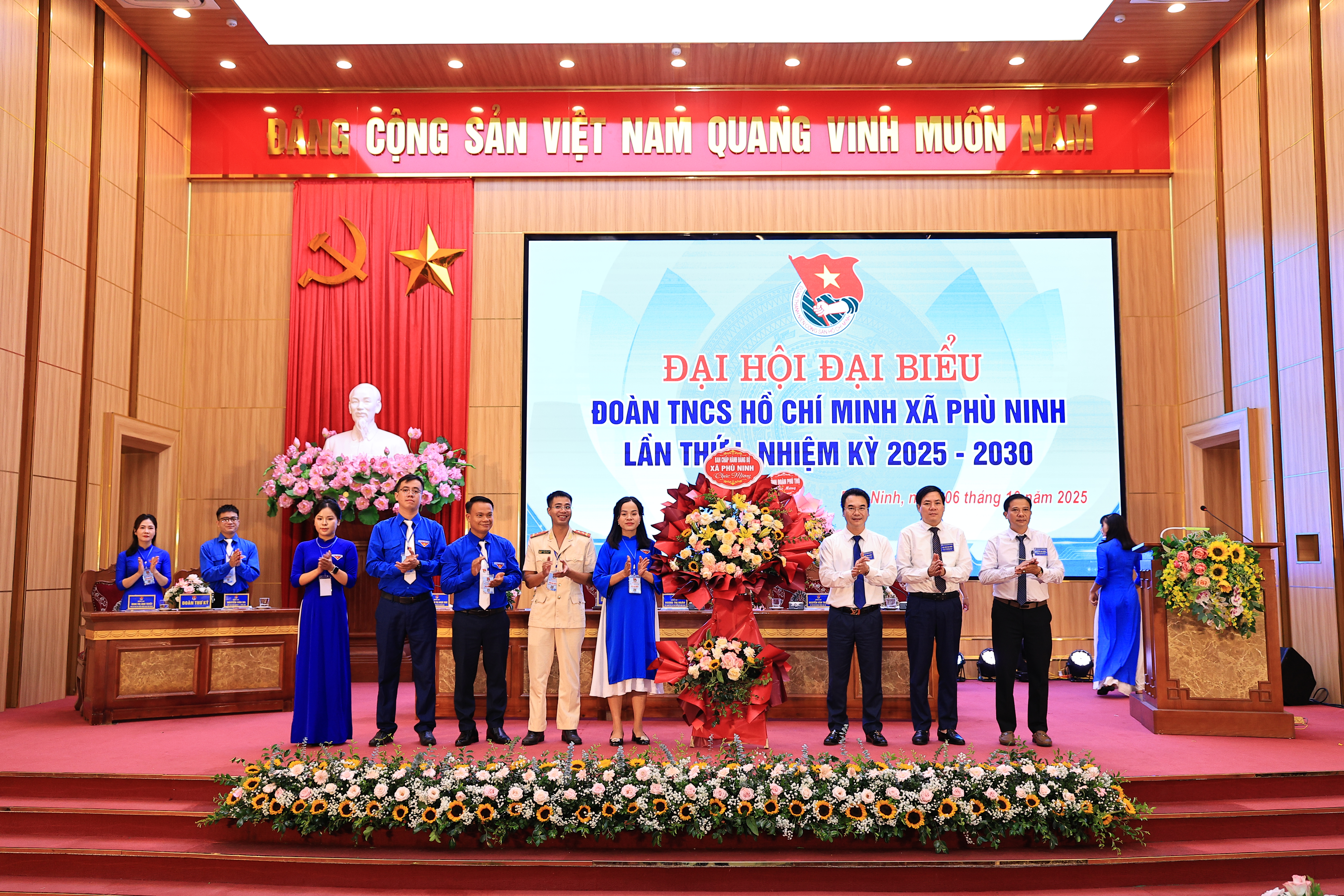 ĐẠI HỘI ĐẠI BIỂU ĐOÀN TNCS HỒ CHÍ MINH XÃ PHÙ NINH LẦN THỨ I, NHIỆM KỲ 2025 – 2030