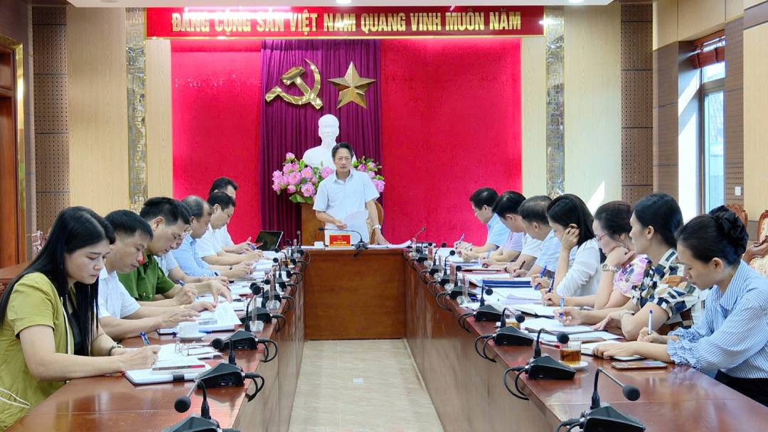 Ban thường vụ Đảng ủy xã Phù Ninh chỉ đạo công tác chuẩn bị Đại hội Đảng bộ xã lần thứ nhất, nhiệm kỳ 2025 – 2030