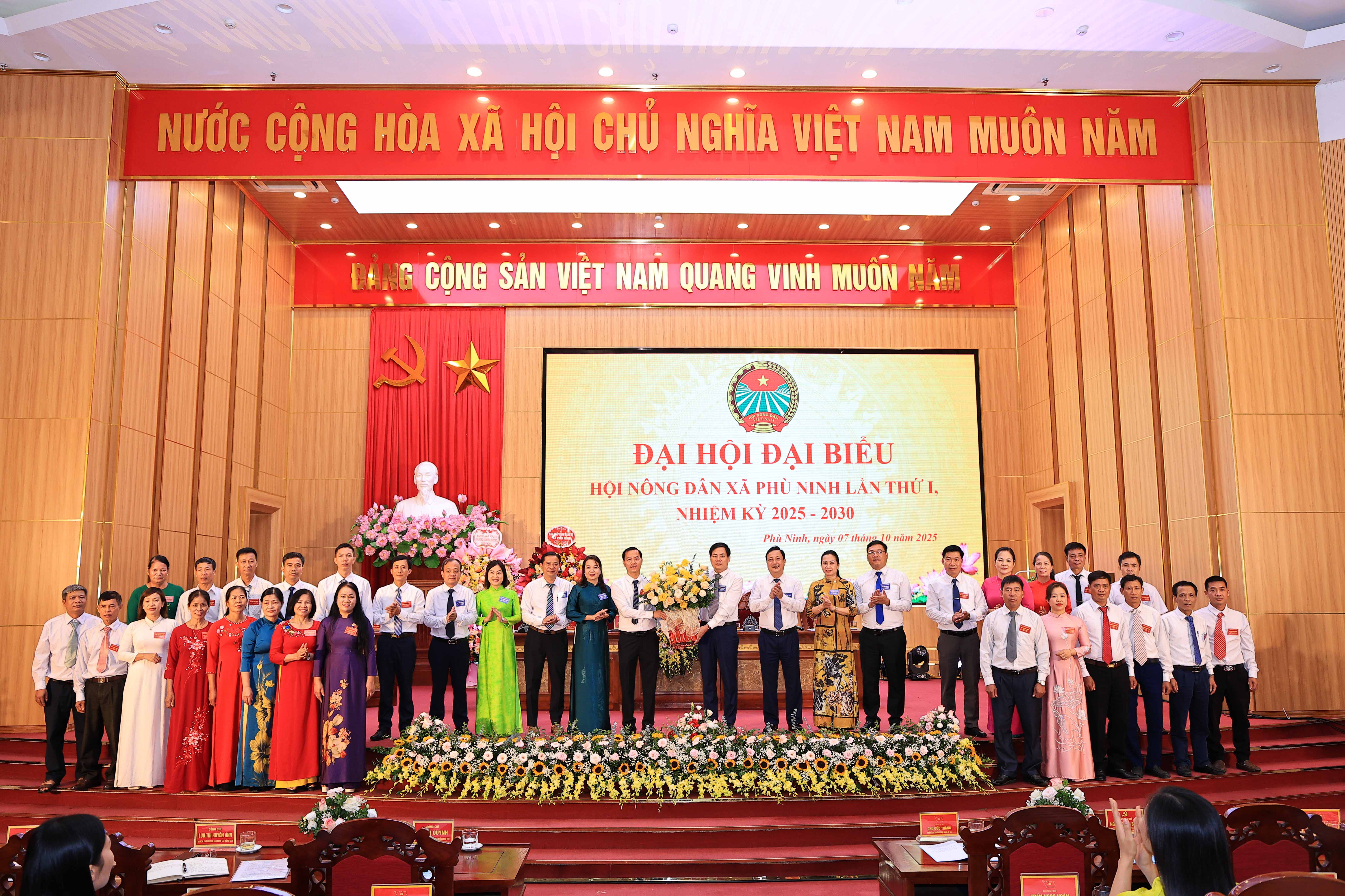 ĐẠI HỘI ĐẠI BIỂU HỘI NÔNG DÂN XÃ PHÙ NINH LẦN THỨ I, NHIỆM KỲ 2025 – 2030.