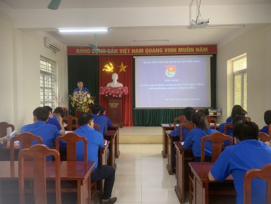 Huyện Đoàn Phù Ninh tổ chức hội nghị sơ kết công tác đoàn và phong trào thanh thiếu nhi quý I năm 2024