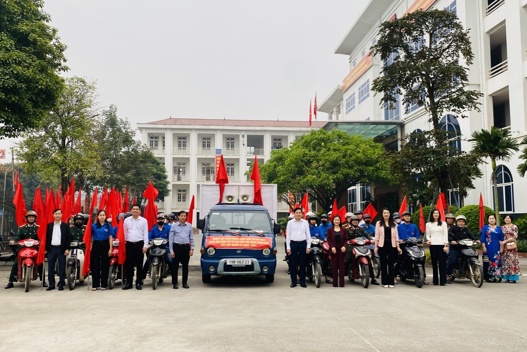 Ra quân tuyên truyền lưu động bầu cử đại biểu Quốc hội khóa XVI và đại biểu HĐND các cấp, nhiệm kỳ 2026 – 2031