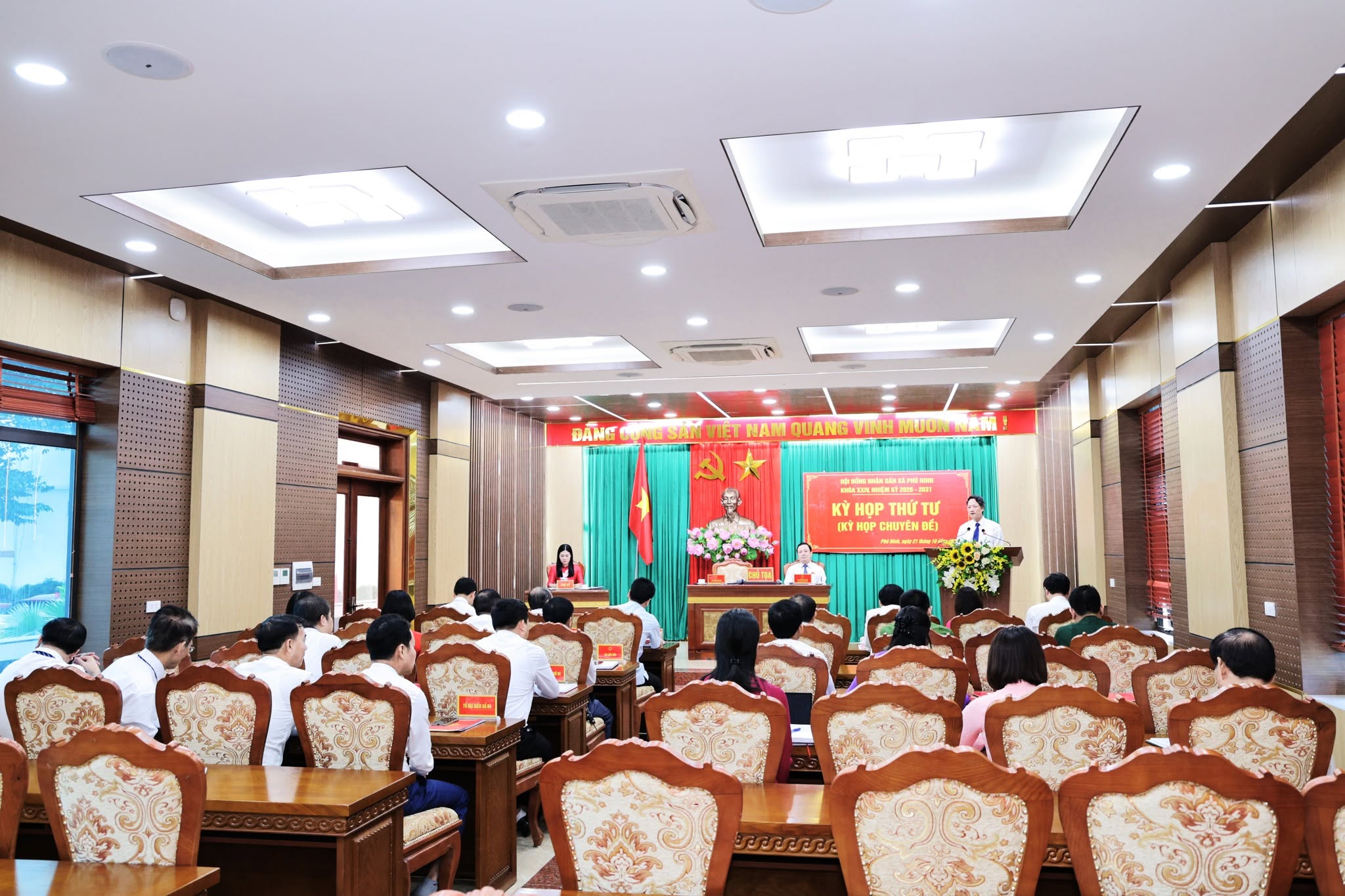 Kỳ họp thứ Tư ( Kỳ họp chuyên đề ) HĐND xã Phù Ninh khóa XXIV, Nhiệm kỳ 2026 – 2031.