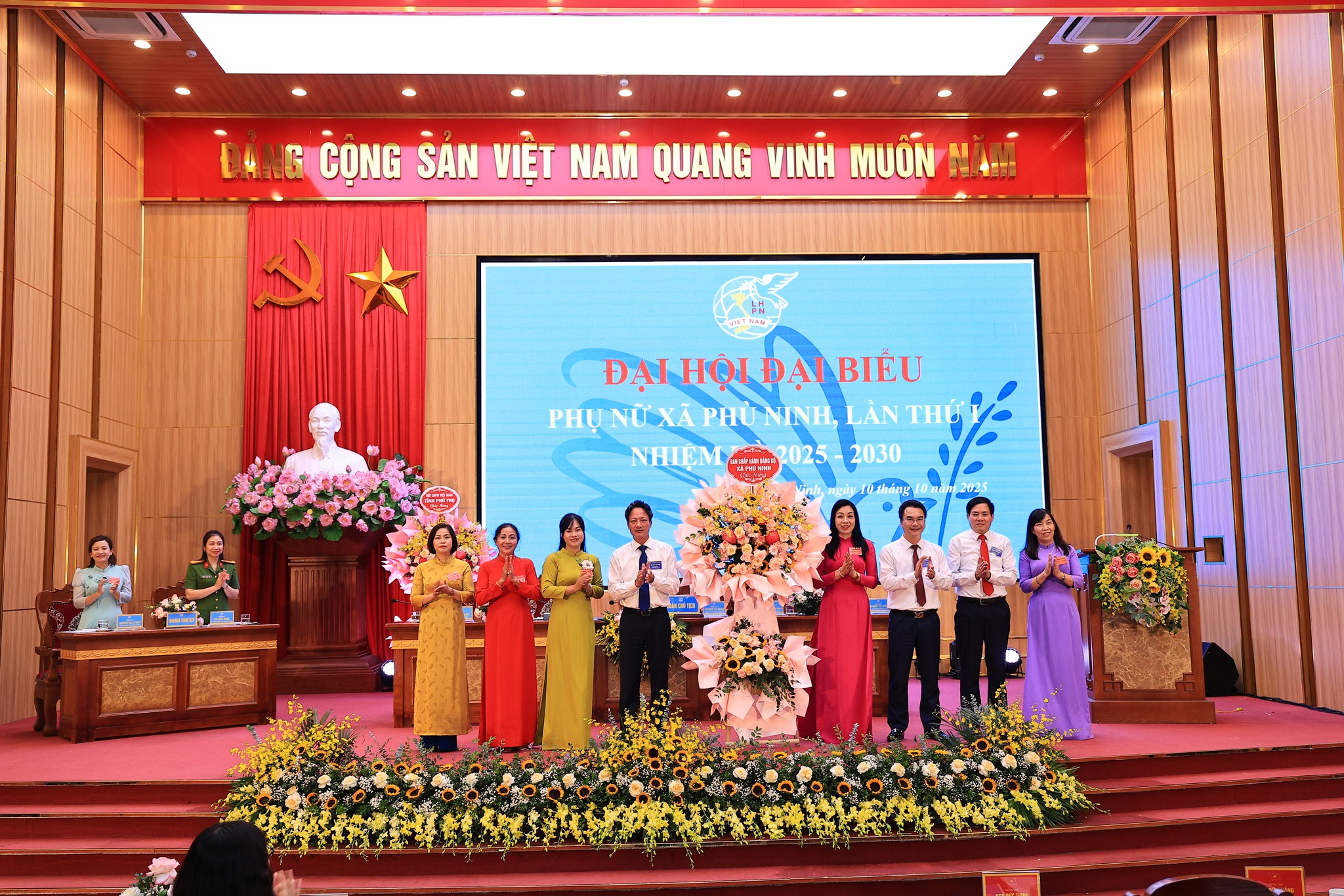 Đại hội đại biểu phụ nữ xã Phù Ninh lần thứ I, nhiệm kỳ 2025-2030
