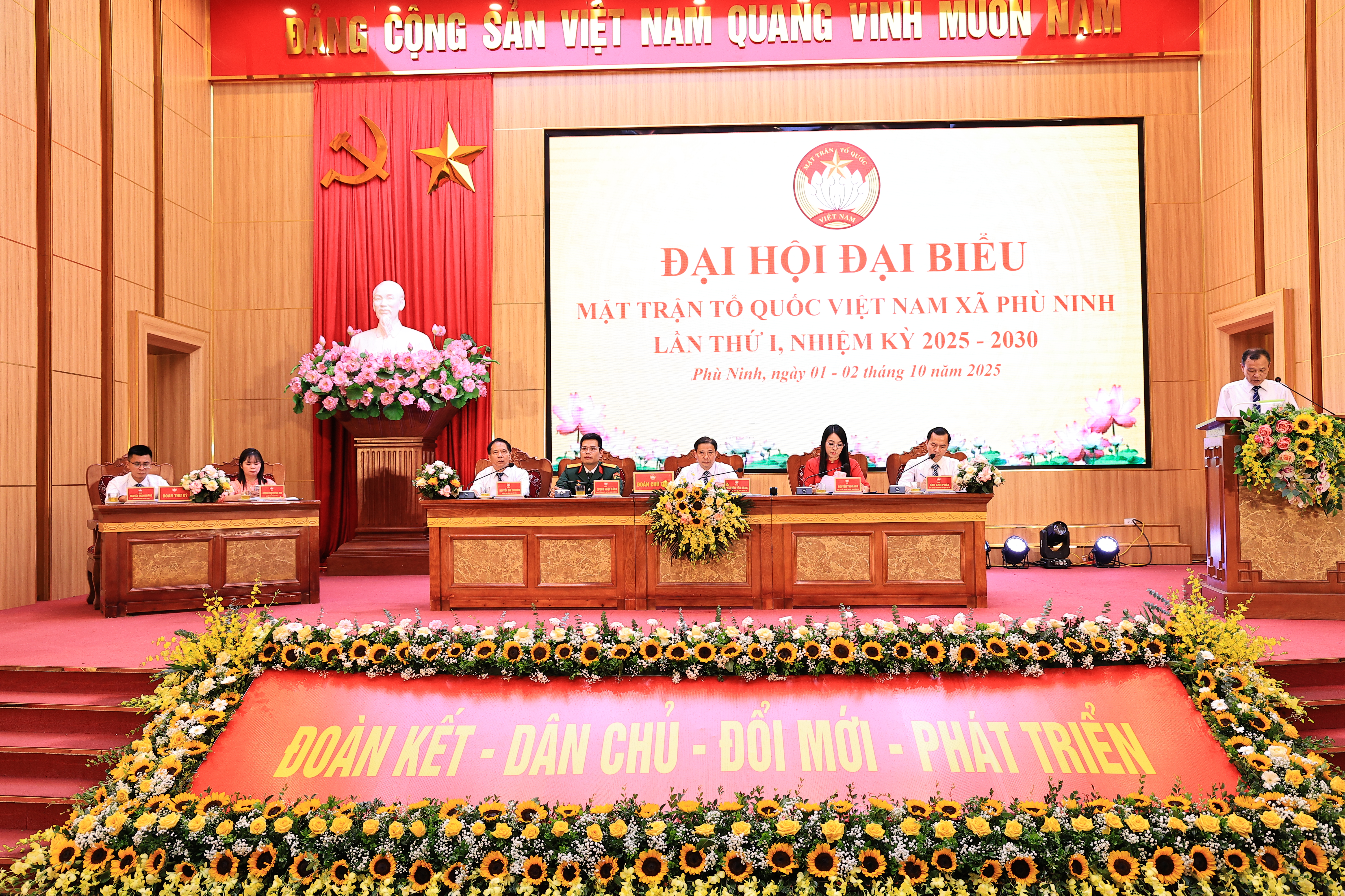 Phiên thứ nhất Đại hội Mặt trận Tổ quốc Việt Nam xã Phù Ninh lần thứ I, Nhiệm kỳ 2025 – 2030.