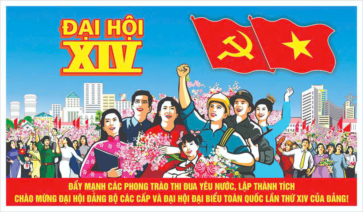 XÃ PHÙ NINH TỔ CHỨC TUYÊN TRUYỀN, CHỈNH TRANG CẢNH QUAN CHÀO MỪNG ĐẠI HỘI ĐẠI BIỂU TOÀN QUỐC LẦN THỨ XIV CỦA ĐẢNG