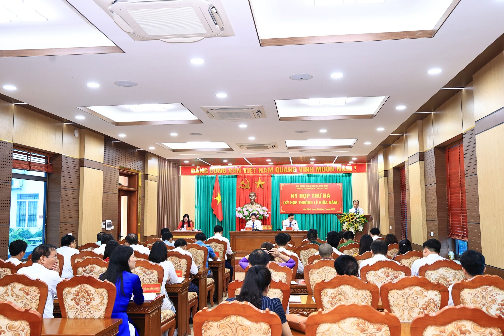HĐND xã Phù Ninh tổ chức kỳ họp thứ Ba, khoá XXIV, nhiệm kỳ 2026 - 2031