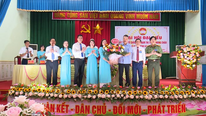 UB MTTQ Việt Nam thị trấn Phong Châu tổ chức Đại hội đại biểu lần thứ IX, nhiệm kỳ 2024 -2029