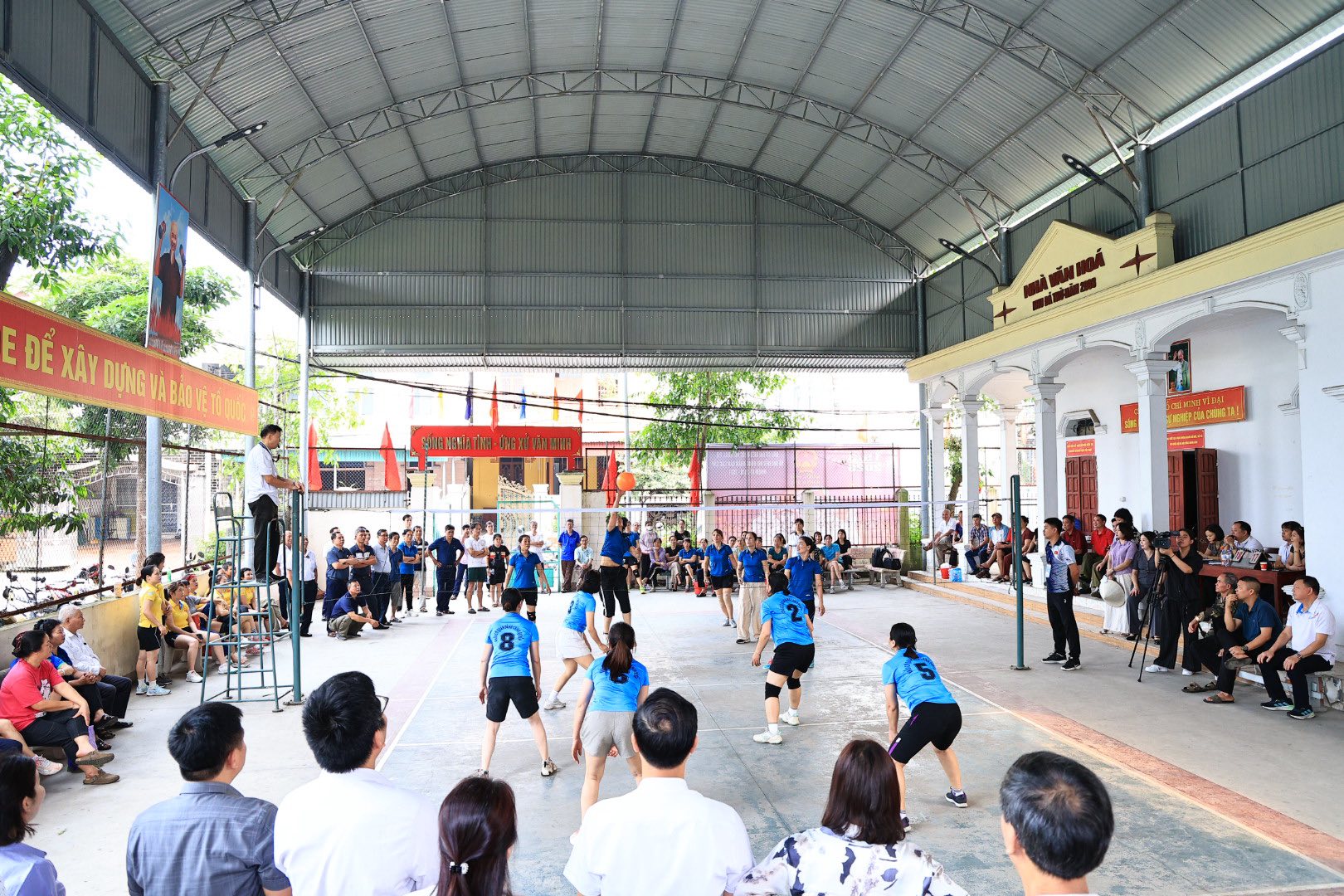 Xã Phù Ninh hoàn thành nội dung thi đấu môn Bóng chuyền hơi nữ trong khuôn khổ Đại hội Thể dục thể thao lần thứ I năm 2026