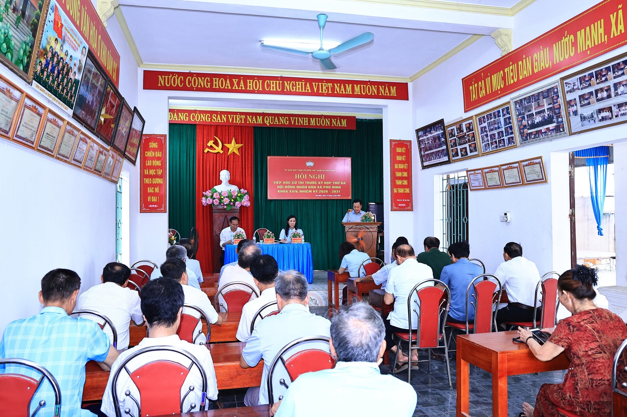 Đại biểu HĐND xã Phù Ninh hoàn thành tiếp xúc cử tri trước kỳ họp thứ Ba, HĐND khóa XXIV, Nhiệm kỳ 2026 – 2031.